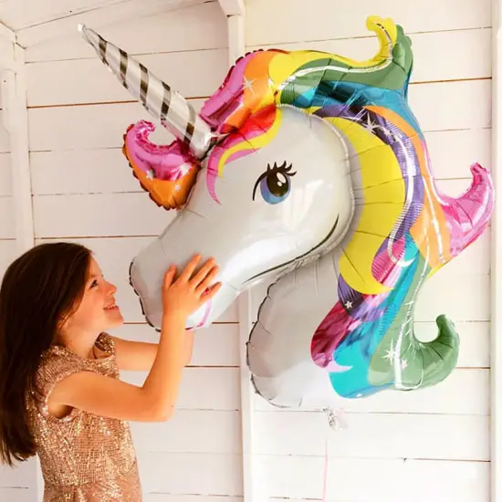 1 METRE UNICORN FOLYO BALON