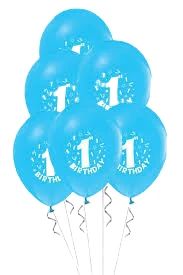 12 İNÇ MAVİ 1 YAŞ BALON