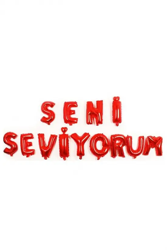 SENİ SEVİYORUM FOLYO BALON SET