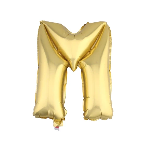 40İNÇ M HARFİ FOLYO BALON GOLD 100 CM