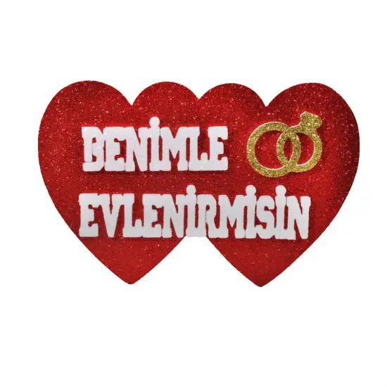 BENİMLE EVLENİRMİSİN STRAFOR KAPI SÜSÜ