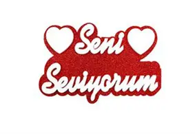 SENİ SEVİYORUM STRAFOR KAPI SÜSÜ