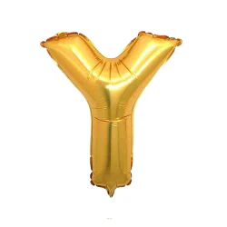 40İNÇ Y HARFİ FOLYO BALON GOLD 100 CM