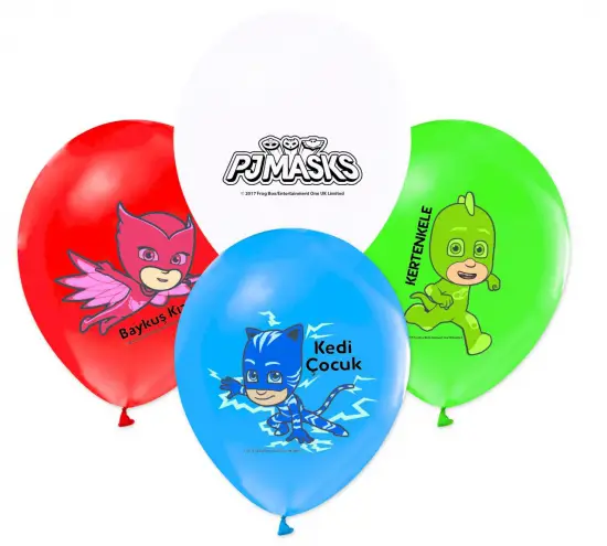 PJ MASKS 10 ADET BALON