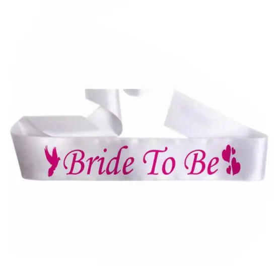 BRIDE TO BE BEYAZ KUŞAK